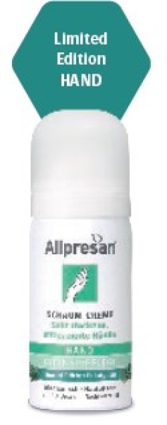 Allpresan HAND Schaum-Creme, m.Eukalyptus-Extrakt ( 20 Stück je 35ml ) Achtung nur noch 3 x 20 Stück vorhanden!